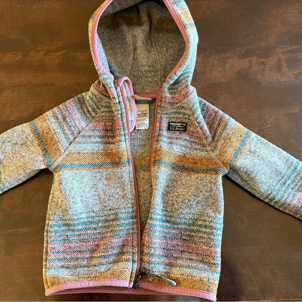 Toddlers' L.L.Bean Sweater Fleece, Full-Zip Print